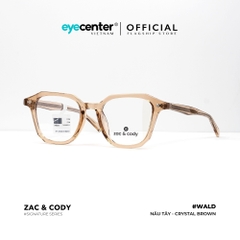 [A46] Gọng kính cận nam nữ Wald chính hãng ZAC & CODY lõi thép chống gãy  ZC CH2806 A46 by Eye Center Vietnam