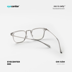[B85] Gọng kính cận nam nữ chính hãng ZAC & CODY nhựa phối kim loại EC 83077 by Eye Center Vietnam