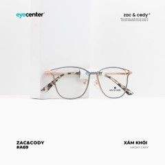 [A69]Gọng kính cận nữ chính hãng ZAC & CODY kim loại chống gỉ signature cao cấp ZC LC705 by Eye Center Vietnam