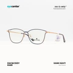 [A69]Gọng kính cận nữ chính hãng ZAC & CODY kim loại chống gỉ signature cao cấp ZC LC705 by Eye Center Vietnam
