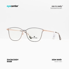 [A69]Gọng kính cận nữ chính hãng ZAC & CODY kim loại chống gỉ signature cao cấp ZC LC705 by Eye Center Vietnam