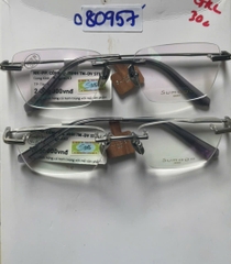 [PRTI40] Gọng kính cận nam nữ không viền chất  liệu Titanium siêu bền chống gỉ by Eye Center Viettnam