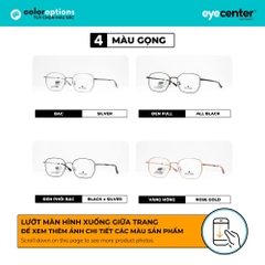 [C45] Gọng kính cận nam nữ chính hãng ZAC & CODY lõi thép chống gãy nhiều màu casual.45 ZC 880552 by Eye Center Vietnam