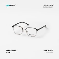 [C25]Gọng kính cận nam nữ chính hãng EYECENTER nhựa phối kim loại EC6328 by Eye Center Vietnam