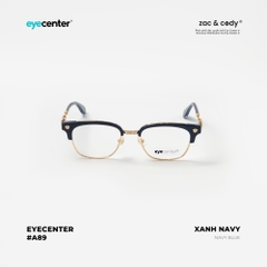 [A89] Gọng kính cận nam nữ chính hãng ZAC & CODY nhựa phối kim loại 2237 by Eye Center Vietnam
