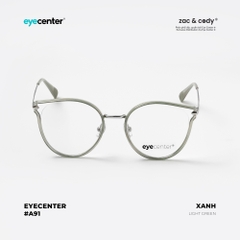 [A91] Gọng kính cận nữ chính hãng ZAC & CODY nhựa phối kim loại 2291 by Eye Center Vietnam