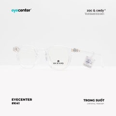 [K41] [8010 = 2129] Gọng kính cận nam nữ  chính hãng EYECENTER gọng nhựa chống gãy  K8010 by Eye Center Vietnam