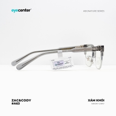 [A63] Gọng kính cận nam nữ chính hãng ZAC&CODY  lõi thép chống gãy cao cấp ZC K9089  by Eye Center Vietnam