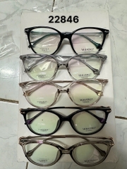 [VA423] Gọng kính cận mắt mèo nữ chất liệu nhựa phối kim loại chống gỉ by Eye Center Vietnam