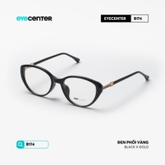[B174] Gọng kính cận mắt mèo nữ chất liệu nhựa phối kim loại chống gỉ by Eye Center Vietnam