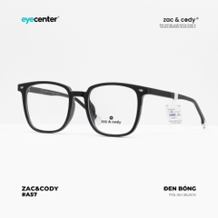 [A57] Gọng kính cận nam nữ chính hãng ZAC & CODY lõi thép chống gãy ZC K 9034 A57 by Eye Center Vietnam