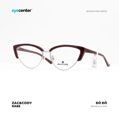 [A65]Gọng kính cận nữ chính hãng ZAC & CODY dáng mắt mèo lõi thép chống gãy cao cấp  ZC 9061 by Eye Center Vietnam