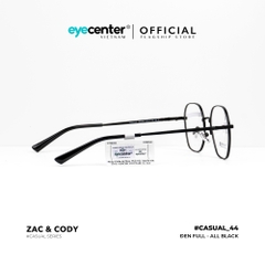 [C44] Gọng kính cận kim loại nam nữ chính hãng ZAC & CODY kim loại chống gỉ casual.44 ZC 880508 by Eye Center Vietnam