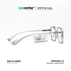 [B14] Gọng kính cận nam nữ chính hãng  ZAC & CODY kim loại chống gỉ nhiều màu thời trang original.14 ZC K0039  by Eye Center Vietnam