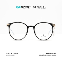 [C61]Gọng kính cận nữ chính hãng ZAC & CODY lõi thép chống gãy nhiều màu casual.61 ZC 82761 by Eye Center Vietnam