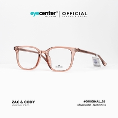 [B28] Gọng kính cận nam nữ  chính hãng ZAC & CODY lõi thép chống gãy original.28 ZC TR17133 by Eye Center Vietnam