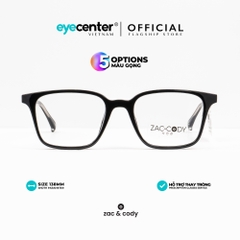 [B29] [17134-7110] Gọng kính cận nam nữ  chính hãng ZAC & CODY lõi thép chống gãy  original.29  ZC TR17134 by Eye Center Vietnam