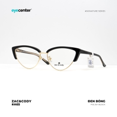 [A65]Gọng kính cận nữ chính hãng ZAC & CODY dáng mắt mèo lõi thép chống gãy cao cấp  ZC 9061 by Eye Center Vietnam