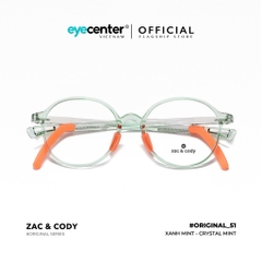 [B51] Gọng kính mắt trẻ em chính hãng ZAC & CODY nhựa dẻo chống gãy siêu nhẹ original.51 ZC TR5115 by Eye Center Vietnam