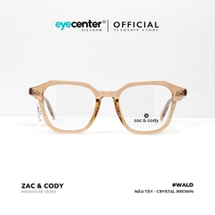 [A46] Gọng kính cận nam nữ Wald chính hãng ZAC & CODY lõi thép chống gãy  ZC CH2806 A46 by Eye Center Vietnam