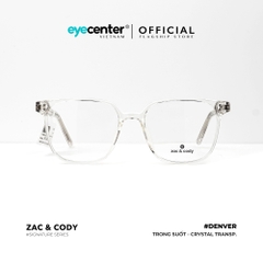 [A31] Gọng kính cận nam nữ chính hãng ZAC & CODY Denver lõi thép chống gãy  ZC TR1922 A31 by Eye Center Vietnam