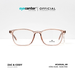 [C60] Gọng kính cận nam nữ chính hãng ZAC & CODY lõi thép chống gãy nhiều màu casual.60 ZC 8245 by Eye Center Vietnam