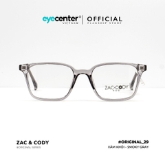 [B29] Gọng kính cận nam nữ  chính hãng ZAC & CODY lõi thép chống gãy  original.29  ZC TR17134 by Eye Center Vietnam