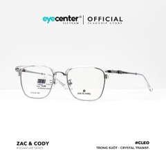 [A11] Gọng kính cận nam nữ CLEO chính hãng ZAC & CODY  kim loại chống gỉ  ZC K0002 A11 by Eye Center Vietnam