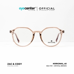 [B45] Gọng kính cận nam nữ chính hãng ZAC & CODY lõi thép chống gãy original.45 ZC K8095 by Eye Center Vietnam