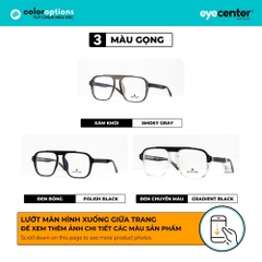 [A36] Gọng kính cận nam mắt vuông lớn chính hãng SOL by ZAC & CODY lõi thép chống gãy ZC BL3031 A36 by Eye Center Vietnam