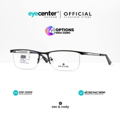 [B46] Gọng kính cận nam nữ chính hãng ZAC & CODY kim loại chống gỉ nhiều màu original.46 ST 5916 by Eye Center Vietnam