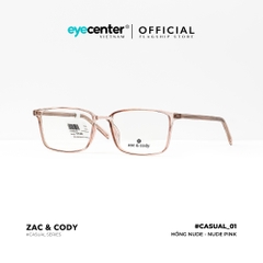 [C01][8188-7008] Gọng kính cận nam nữ chính hãng ZAC & CODY lõi thép chống gãy nhiều màu casual.01 by Eye Center Vietnam