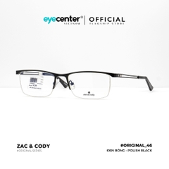 [B46] Gọng kính cận nam nữ chính hãng ZAC & CODY kim loại chống gỉ nhiều màu original.46 ST 5916 by Eye Center Vietnam