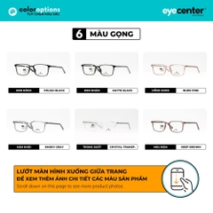 [C01][8188-7008] Gọng kính cận nam nữ chính hãng ZAC & CODY lõi thép chống gãy nhiều màu casual.01 by Eye Center Vietnam