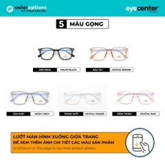 [B53]Gọng kính cận nam nữ chính hãng ZAC & CODY lõi thép chống gãy original.53 ZC 7111 by Eye Center Vietnam