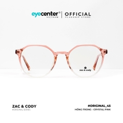 [B45] Gọng kính cận nam nữ chính hãng ZAC & CODY lõi thép chống gãy original.45 ZC K8095 by Eye Center Vietnam