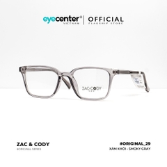 [B29] [17134-7110] Gọng kính cận nam nữ  chính hãng ZAC & CODY lõi thép chống gãy  original.29  ZC TR17134 by Eye Center Vietnam