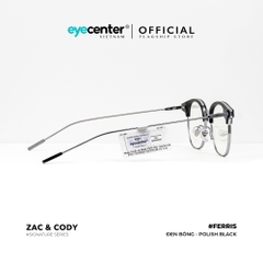 [A50] Gọng kính cận nam nữ Ferris chính hãng ZAC & CODY Titanium ZC T22002 A50 by Eye Center Vietnam