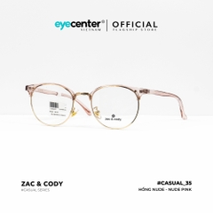 [C35][6321] Gọng kính cận nam nữ chính hãng ZAC & CODY gọng nhựa chống gãy siêu nhẹ casual.35 ZC 6214 by Eye Center Vietnam