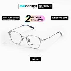 [PRTI 43] Gọng kính cận nam nữ chất liệu Titanium chống gỉ siêu nhẹ by Eye Center Vietnam