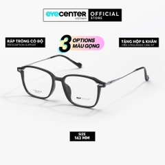 [VA420] Gọng kính cận nam nữ chất liệu nhựa phối Titanium siêu nhẹ chống gỉ by Eye Center Vietnam