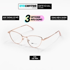 [B226] Gọng kính cận mắt mèo nữ chất liệu kim loại chống gỉ by Eye Center Vietnam