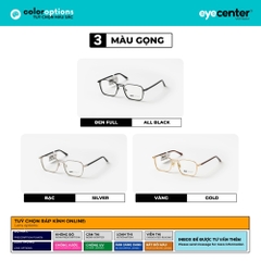 [B63] Gọng kính cận chính hãng ZAC & CODY  kim loại chống gỉ 5178 by Eye Center Vietnam