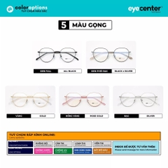 [K24] [2998-6895] Gọng kính nữ chính hãng EYECENTER kim loại chống gỉ nhiều màu K24 EK D2998 [6895] by Eye Center Vietnam