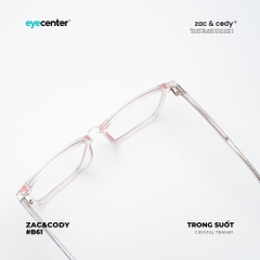 [B61] Gọng kính cận nam nữ  chính hãng ZAC & CODY B61 lõi thép chống gãy  ZC 17166 by Eye Center Vietnam
