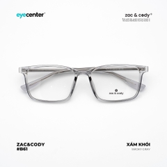 [B61] Gọng kính cận nam nữ  chính hãng ZAC & CODY B61 lõi thép chống gãy  ZC 17166 by Eye Center Vietnam