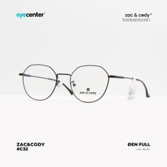 [C32] Gọng kính cận nữ chính hãng ZAC & CODY kim loại chống gỉ nhiều màu casual.32  ZC D29115 by Eye Center Vietnam