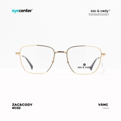 [C02] Gọng kính cận nữ chính hãng ZAC & CODY kim loại chống gỉ nhiều màu casual.02 ZC 72585 by Eye Center Vietnam