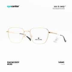 [C02] Gọng kính cận nữ chính hãng ZAC & CODY kim loại chống gỉ nhiều màu casual.02 ZC 72585 by Eye Center Vietnam