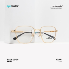 [C02] Gọng kính cận nữ chính hãng ZAC & CODY kim loại chống gỉ nhiều màu casual.02 ZC 72585 by Eye Center Vietnam